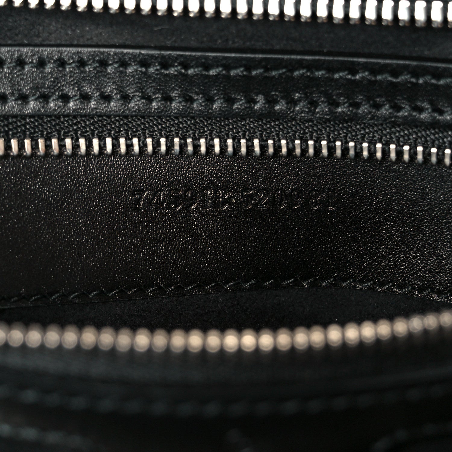 Gucci Calfskin Petite GG Small Tote Bag Black 7 of 11