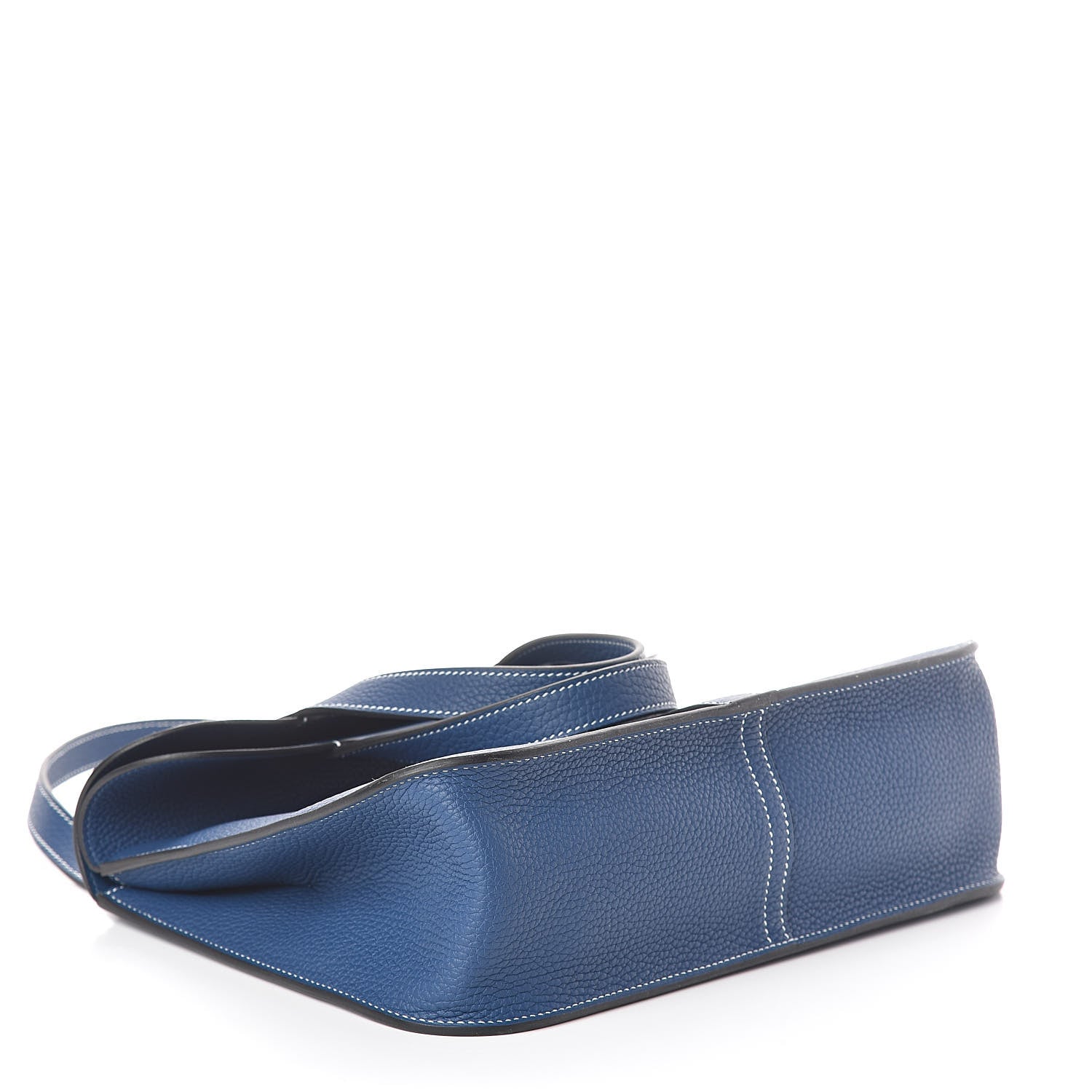 Hermes Taurillon Clemence Halzan 31 GM Deep Bleu 4 of 9
