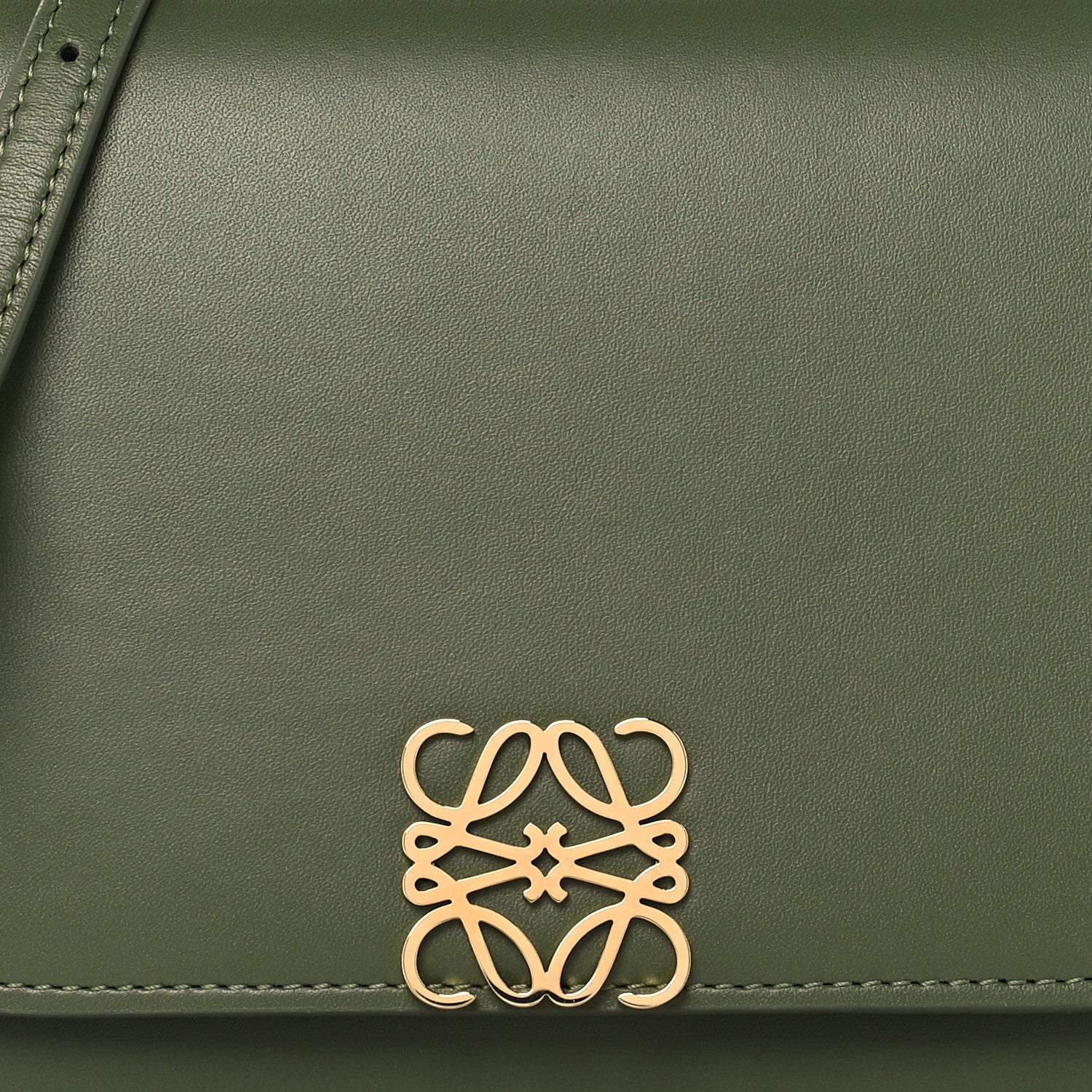Loewe Silk Calfskin Goya Bag Avocado 7 of 9