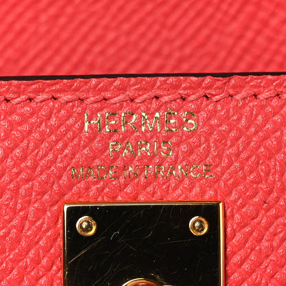 Hermes Epsom Kelly Sellier 25 Rose Jaipur Rose Jaipur 5 of 14
