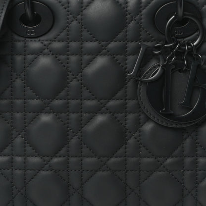 Christian Dior Ultra Matte Calfskin Cannage Small My ABCDior Lady Dior Black 7 of 9