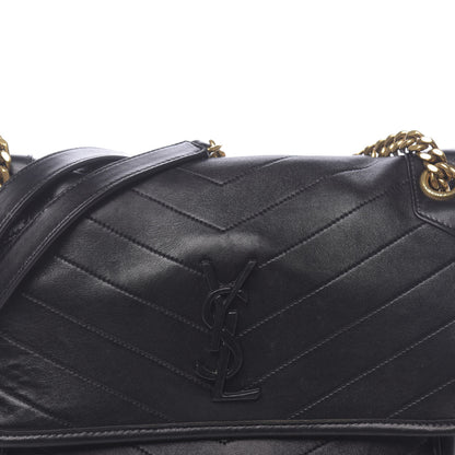 Saint Laurent Lambskin Matelasse Monogram Medium Niki Chain Satchel Black 11 of 11