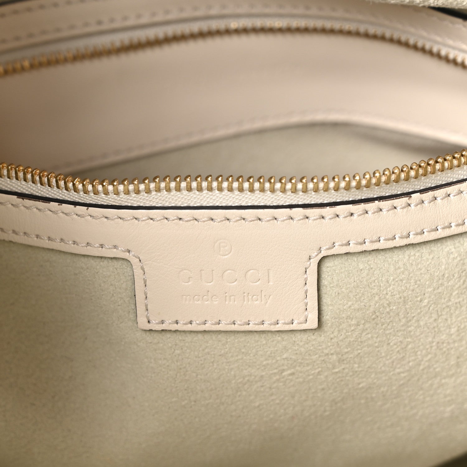 Gucci Calfskin Quilted Medium Deco Tote Bag Mystic White 6 of 10