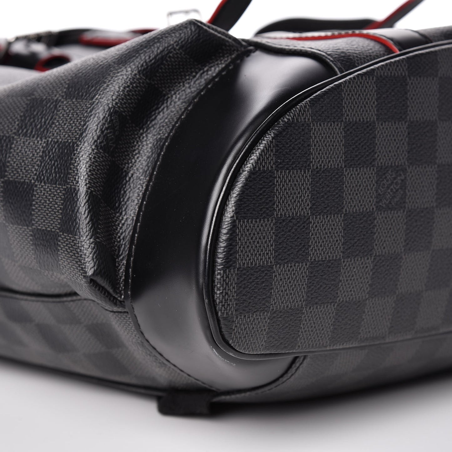 Damier Graphite Christopher PM Red