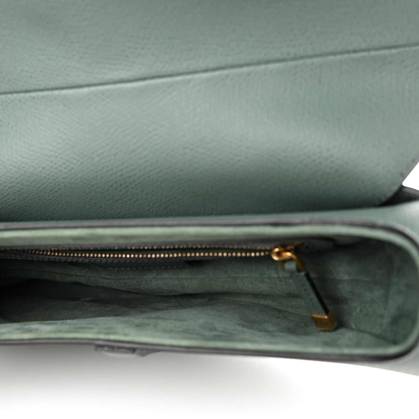 Grained Calfskin Saddle Bag Orage