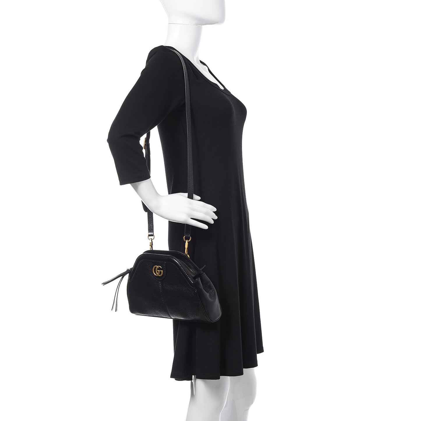 Calfskin Small Re(Belle) Crossbody Bag Black