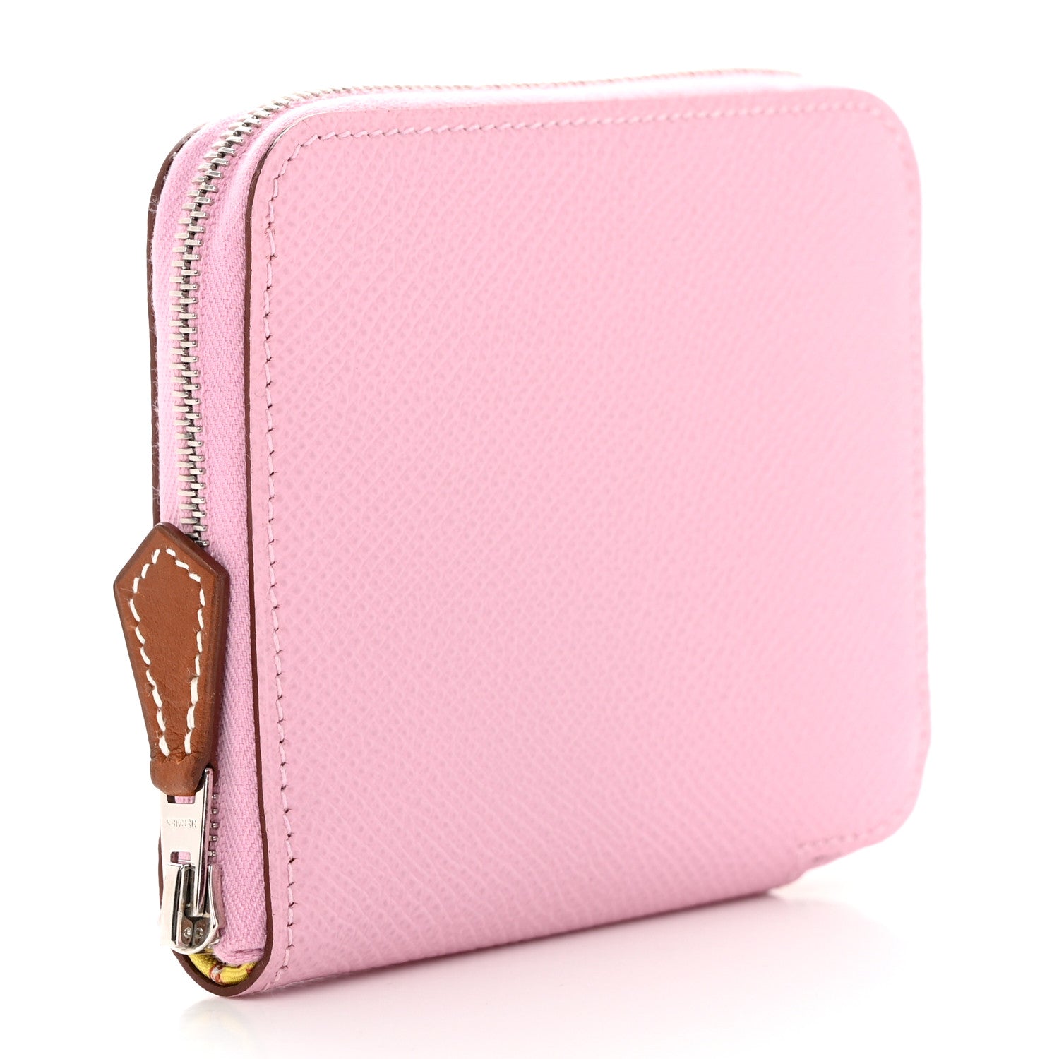Hermes Epsom Silk'In Compact Wallet Mauve Sylvestre 3 of 9