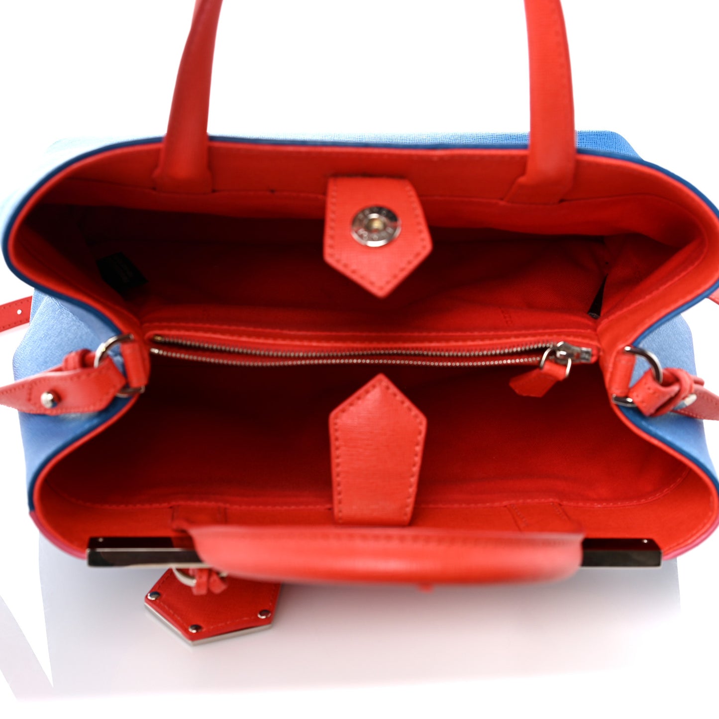 Vitello Elite Monster Petite 2Jours Tote Blue Royal Papavero Multicolor