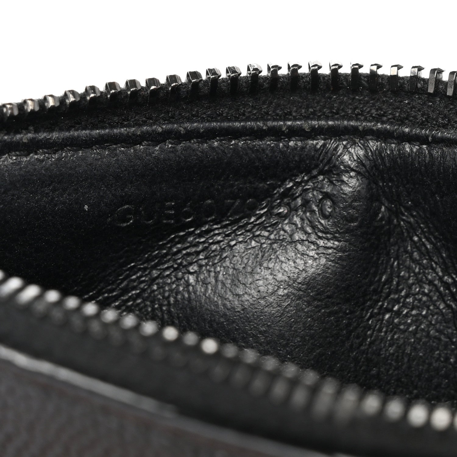 Saint Laurent Monogram Grain de Poudre 5 Fragments Zip Pouch Card Holder Black 5 of 8