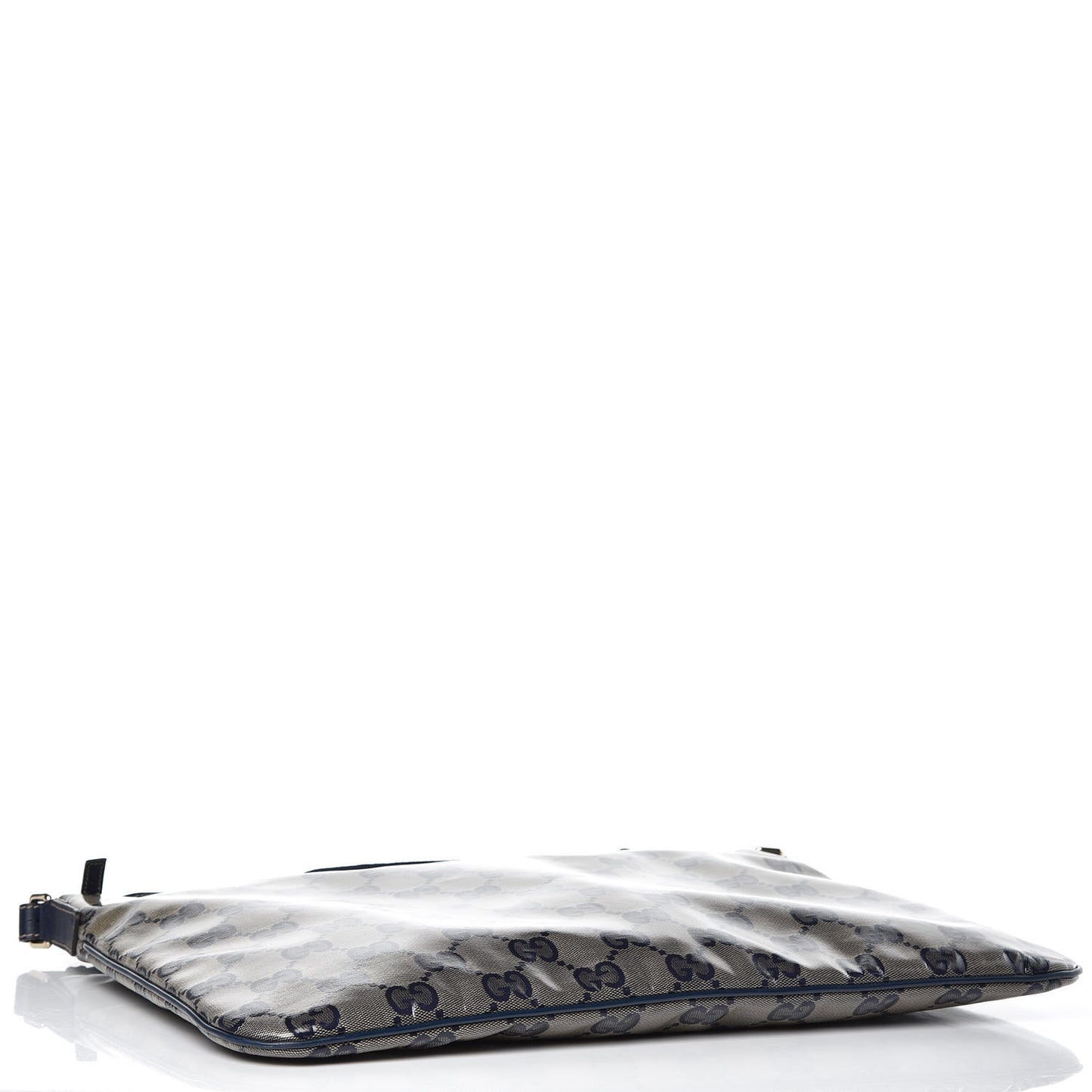 Crystal Monogram Messenger Bag Navy