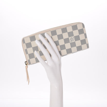Louis Vuitton Damier Azur Clemence Wallet 2 of 8