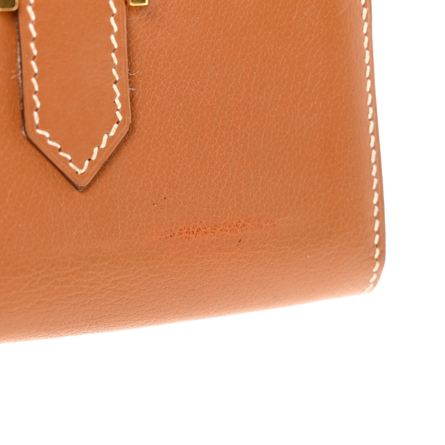 Hermes Swift Bearn Card Holder Wallet Gold 7 of 7