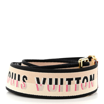 Louis Vuitton Jacquard Speedy Bandouliere 20 Shoulder Strap Black 2 of 4