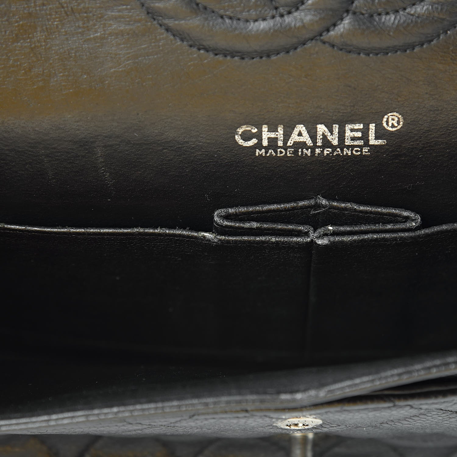 Chanel Caviar Quilted Medium Double Flap Black 11 of 17