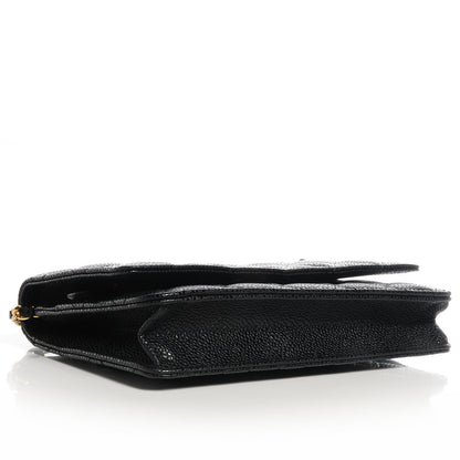 Chanel Caviar Quilted Wallet On Chain WOC Black 5 of 9