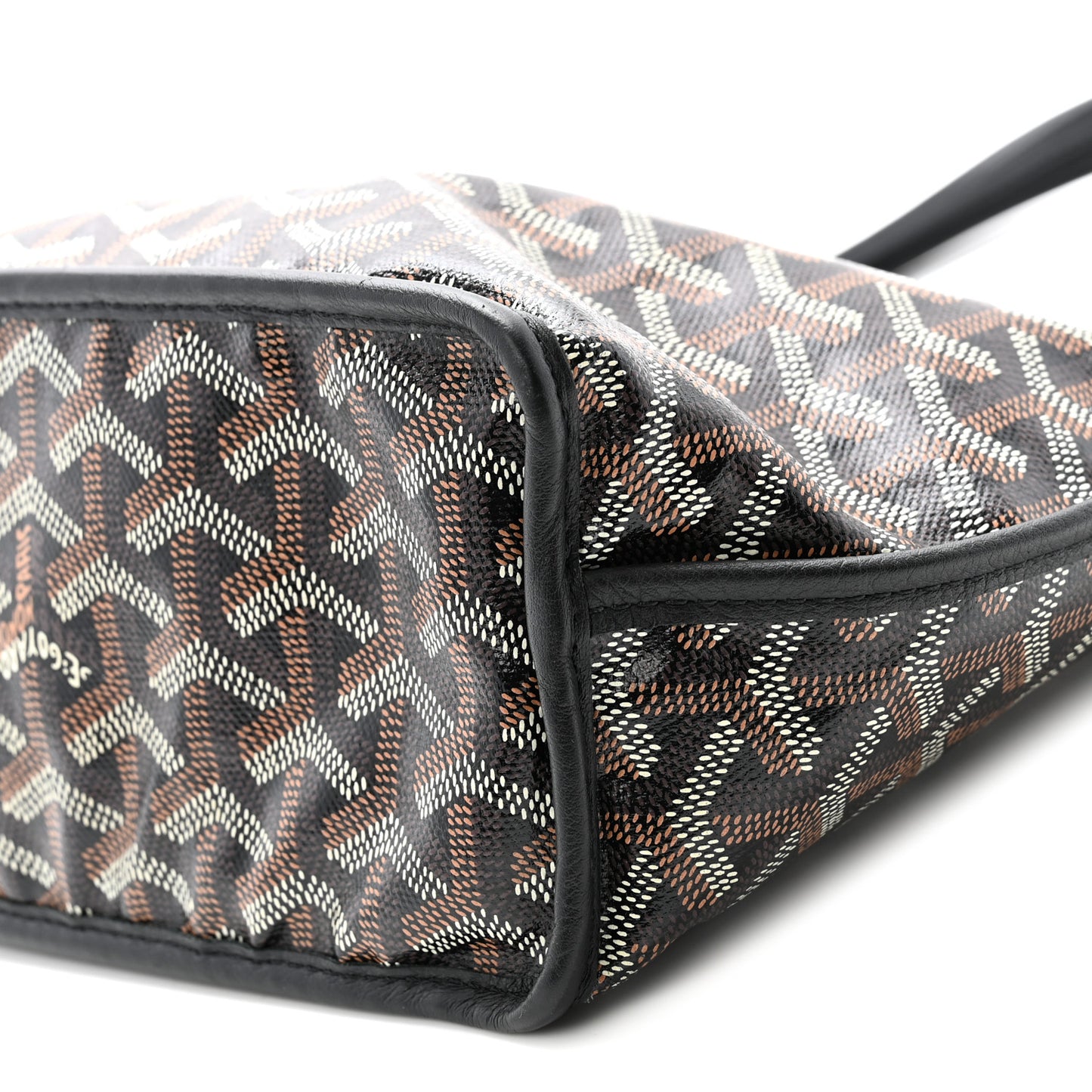 Goyardine Reversible Mini Anjou Black