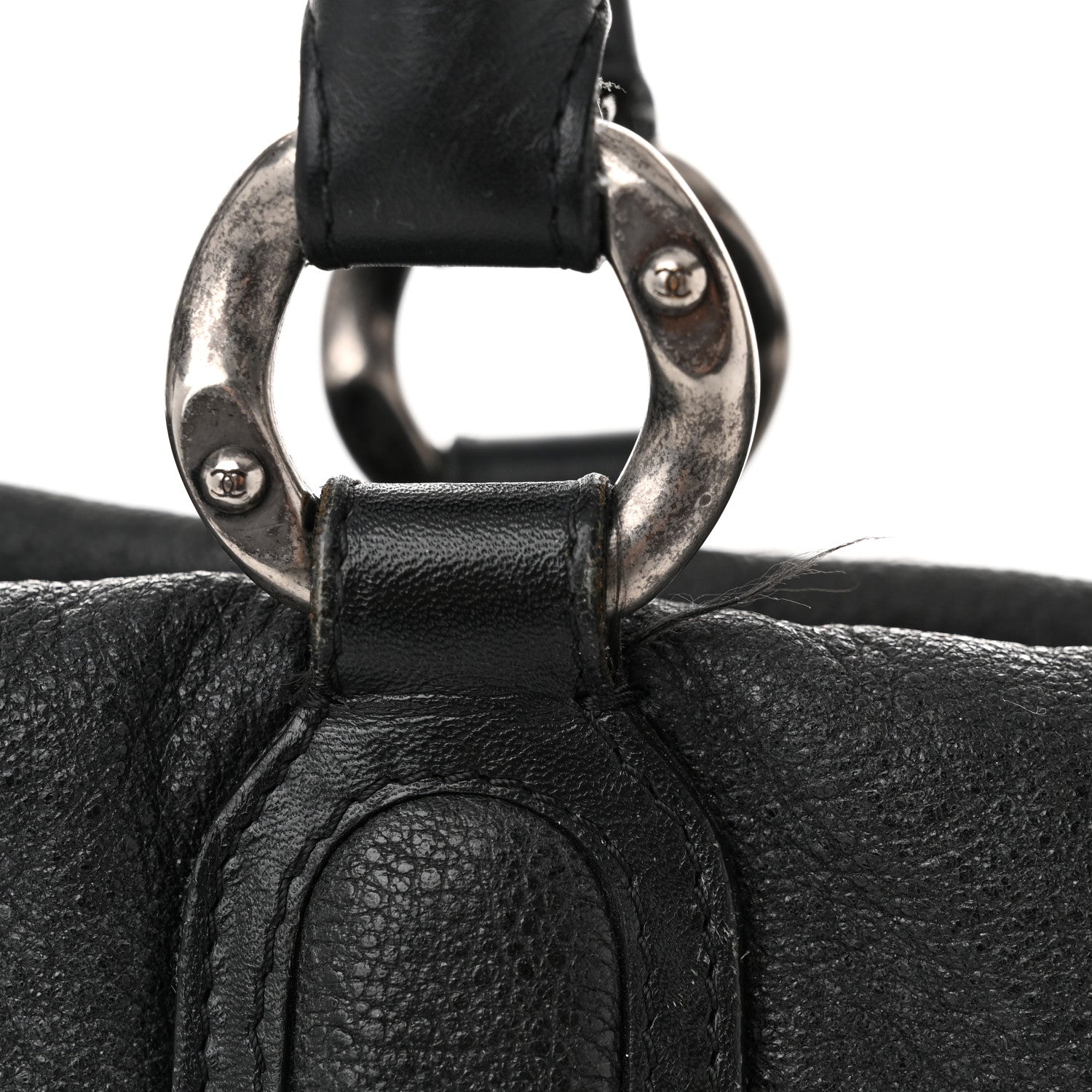 Chanel Washed Calfskin Tote Black 12 of 13