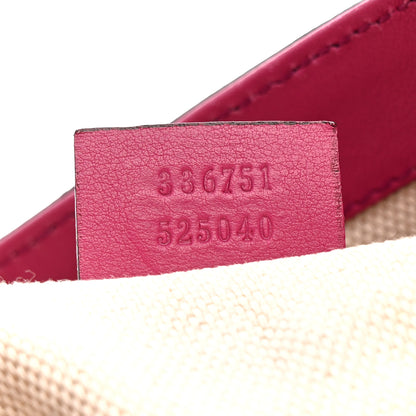 Gucci Patent Small Soho Shoulder Bag Bright Bougainvillea 7 of 14
