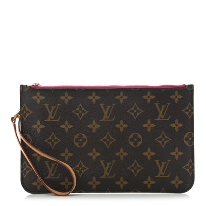 Louis Vuitton Monogram Neverfull MM GM Pochette Pivoine 1 of 10