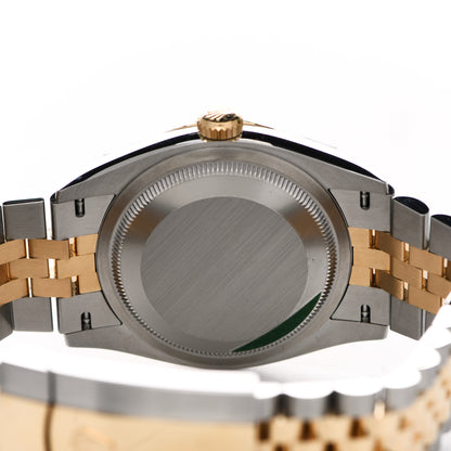 Rolex Stainless Steel 18K Yellow Gold 36mm Oyster Perpetual Datejust Watch Golden Palm 126233 4 of 5