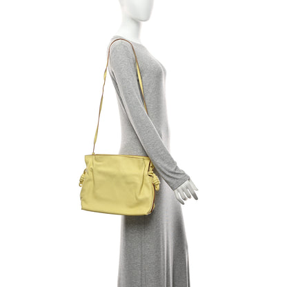 Loewe Calfskin Small Flamenco Knot Bag Yellow 2 of 11