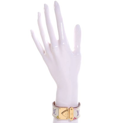 Louis Vuitton Monogram Multicolor Koala Bracelet S White 2 of 8