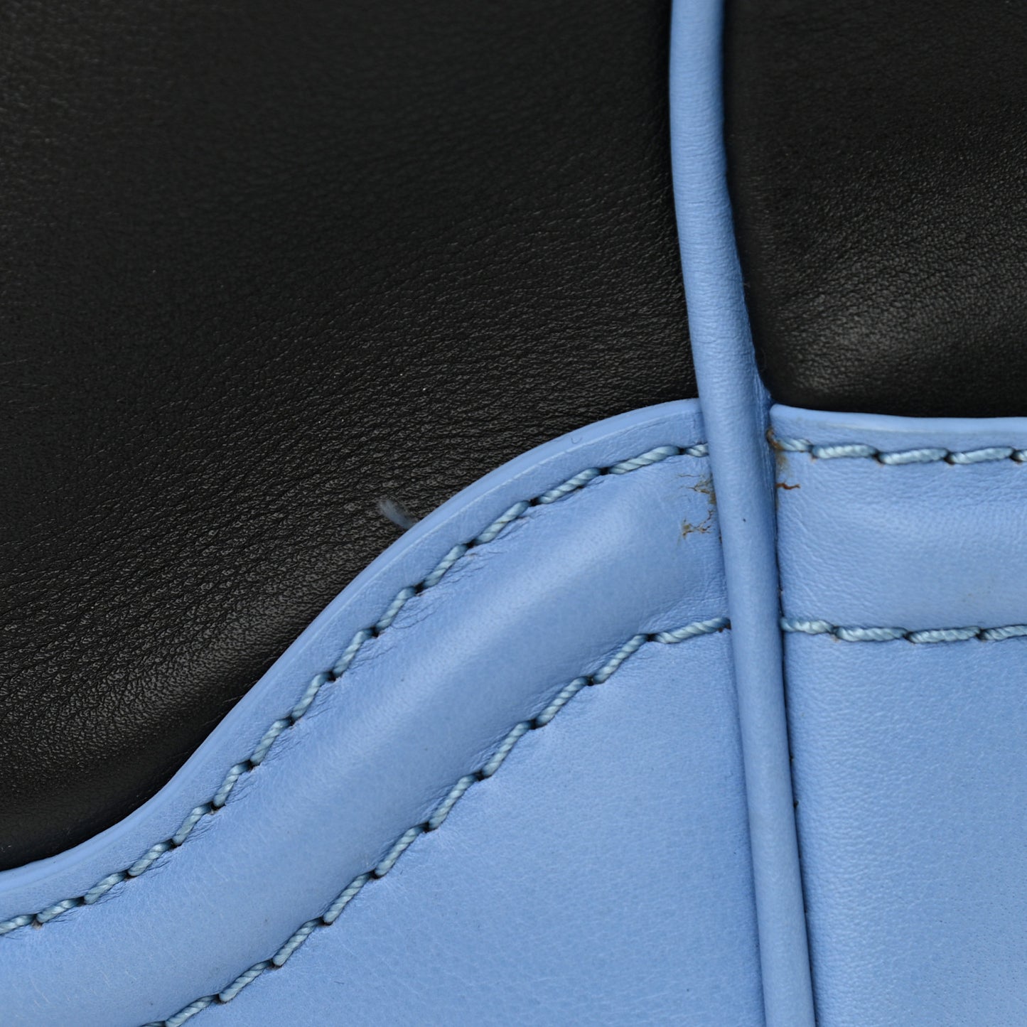Calfskin Large Palazzo Empire Bag Blue Multicolor