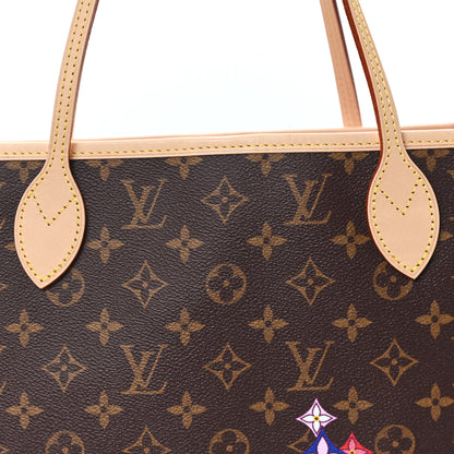 Louis Vuitton LV X TM Monogram Flowers Neverfull MM 7 of 9