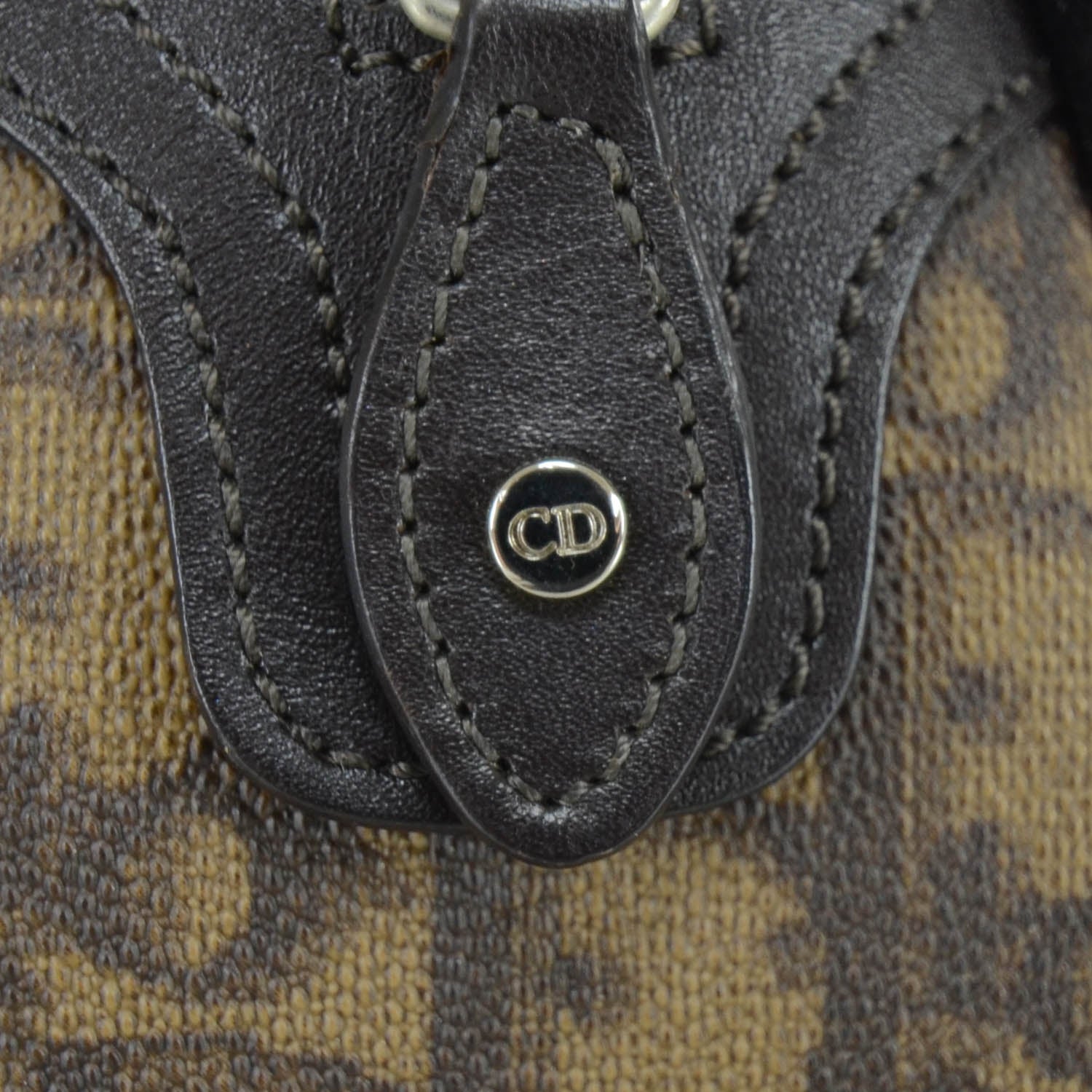 Christian Dior Monogram Trotter Romantique Zipped Tote Brown 9 of 12