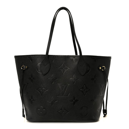 Louis Vuitton Empreinte Monogram Giant Neverfull MM Black 1 of 9