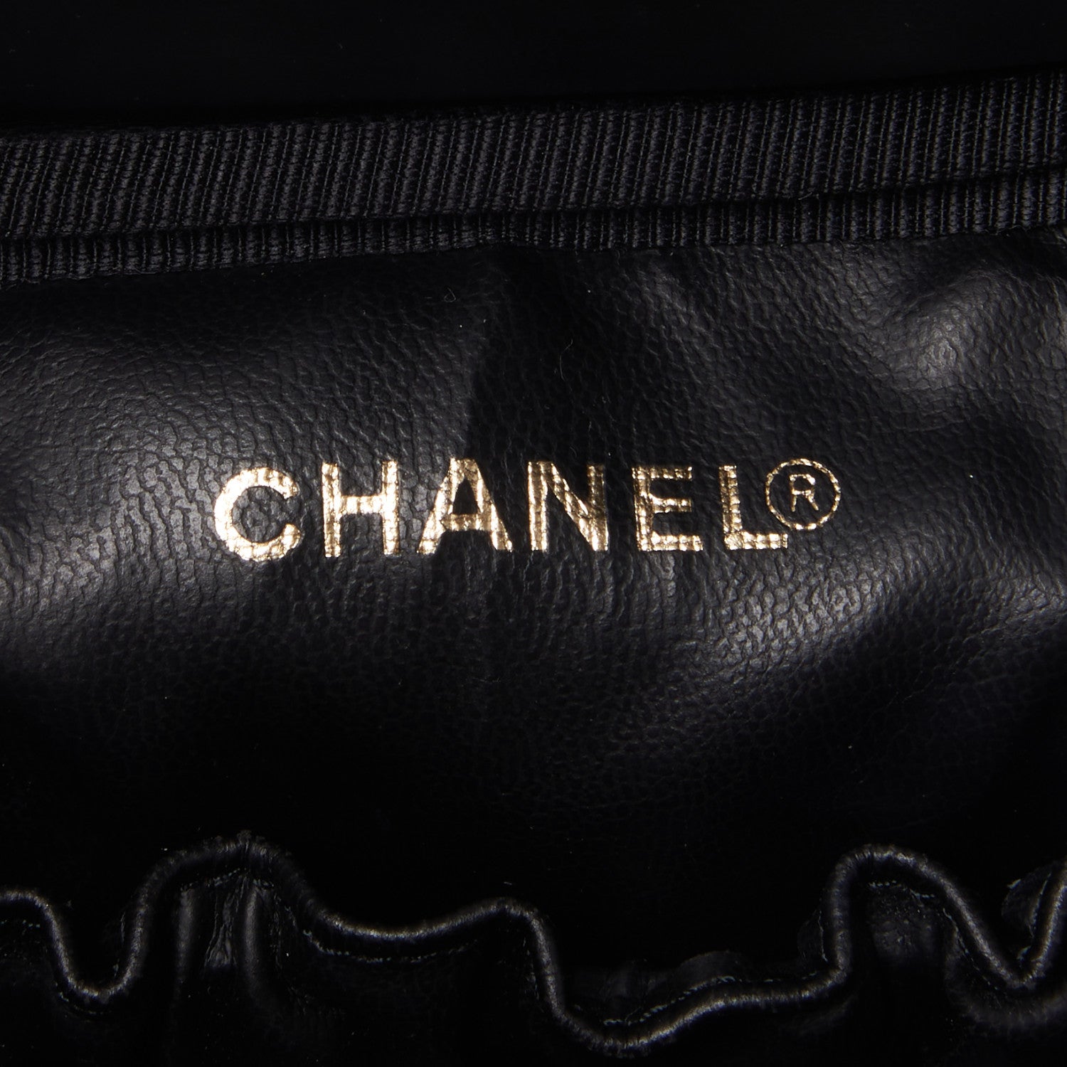 Chanel Caviar Vanity Cosmetic Case Black 8 of 9