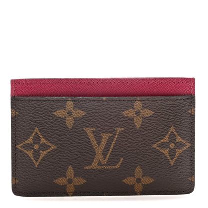 Louis Vuitton Monogram Card Holder Fuchsia 1 of 7