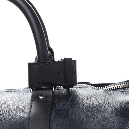 Louis Vuitton Damier Cobalt Keepall Bandouliere 45 12 of 12
