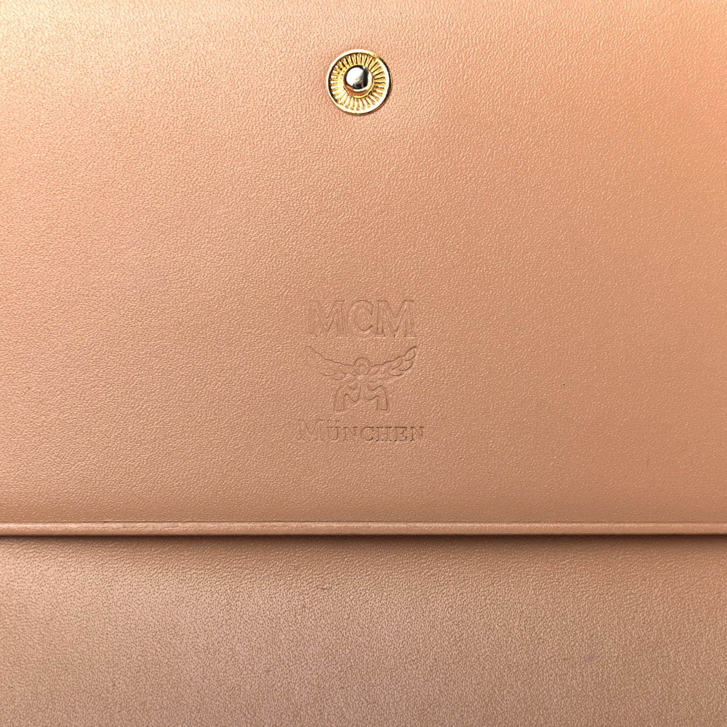 Grained Calfskin Mina Long Wallet Pink