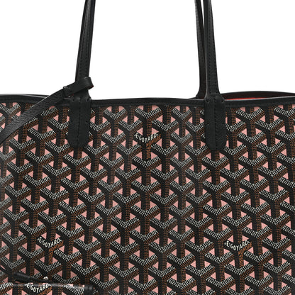 Goyard Goyardine Saint Louis Claire Voie PM Black Pink 9 of 11