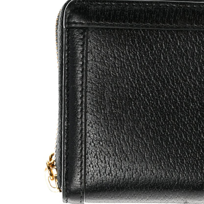 Gucci Calfskin Web Ophidia Zip Around Wallet Black 10 of 11