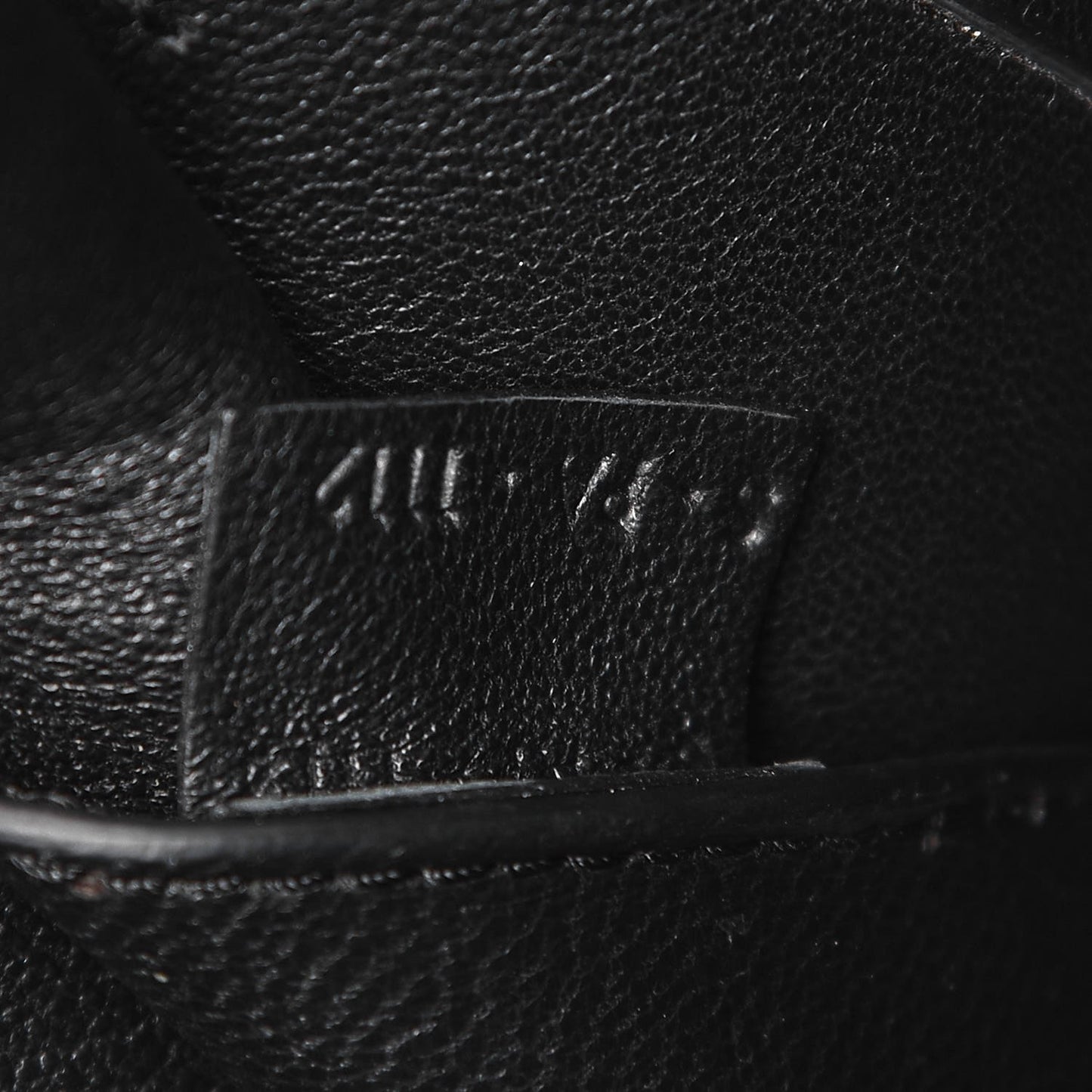 Grained Calfskin Large Edge Shoulder Bag