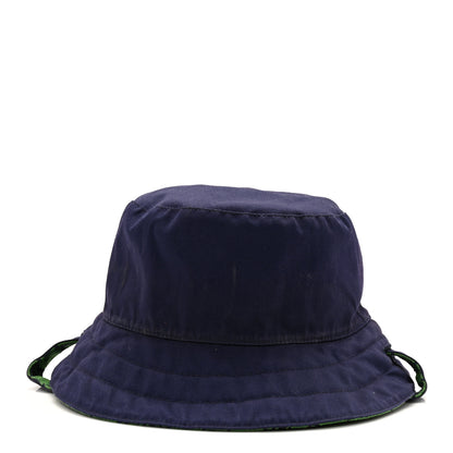 Gucci Monogram Multicolor Reversible Self-Tie Bucket Hat S Green Blue 11 of 16