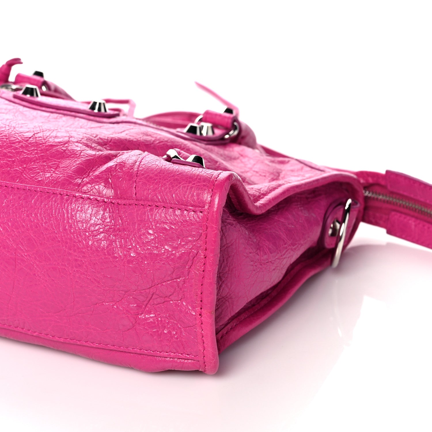 Balenciaga Agneau Classic Silver Hardware S City Rose Magenta 10 of 10