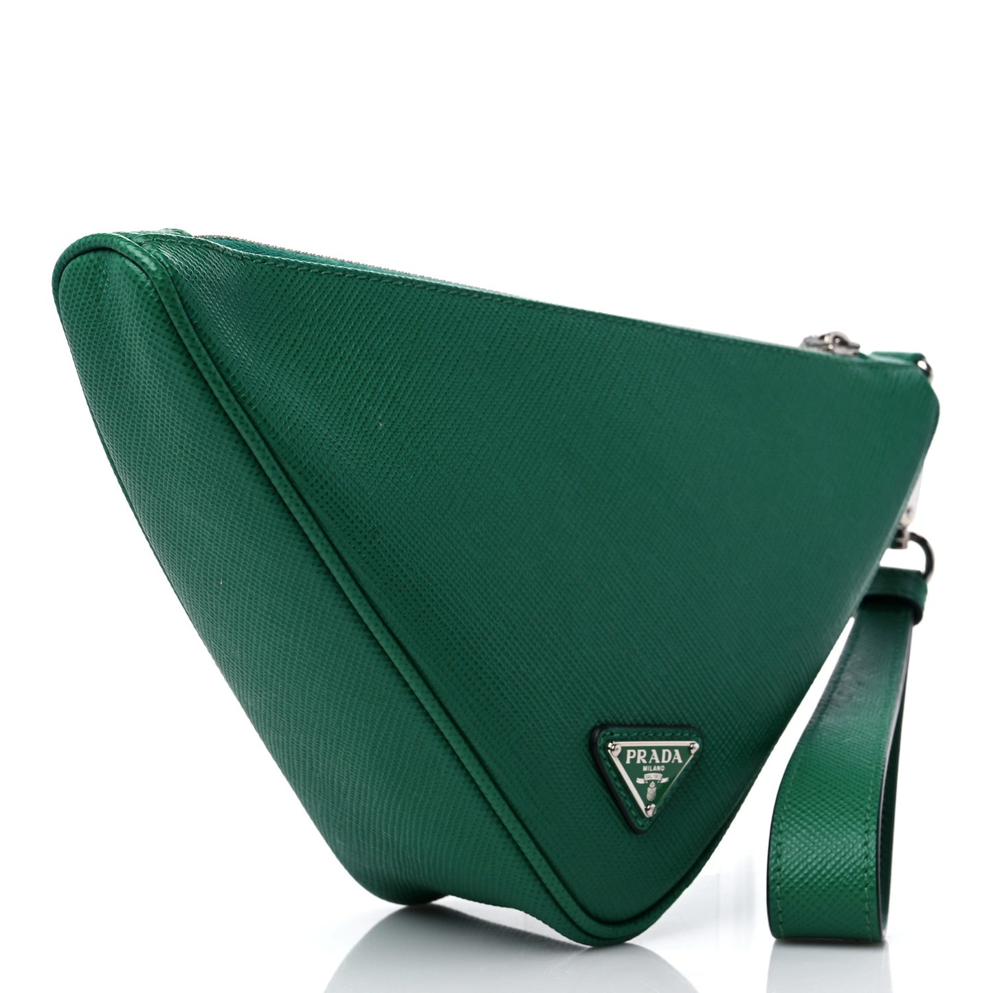Saffiano Cuir Triangle Wristlet Mango