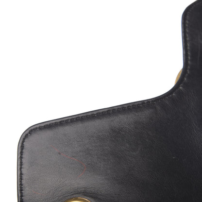 Gucci Calfskin Matelasse Small GG Marmont Shoulder Bag Black 8 of 18