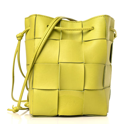 Bottega Veneta Nappa Maxi Intrecciato Cassette Bucket Bag Kiwi 1 of 8