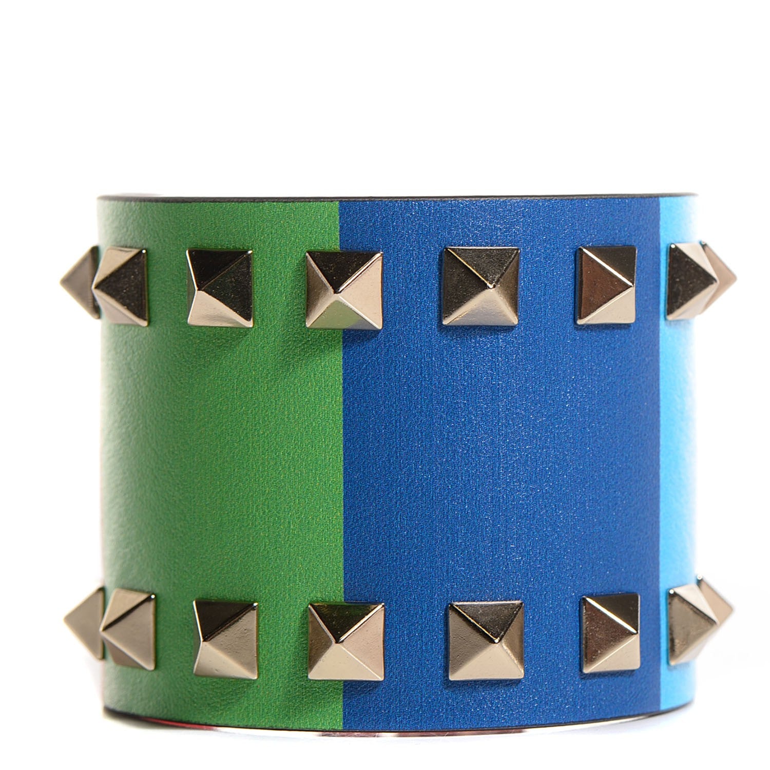 Valentino Garavani Calfskin 1973 Rockstud Cuff Multicolor 1 of 5