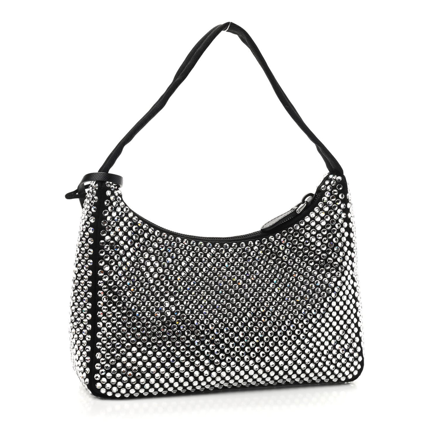 Satin Crystal Mini Re-Edition 2000 Bag Cristal