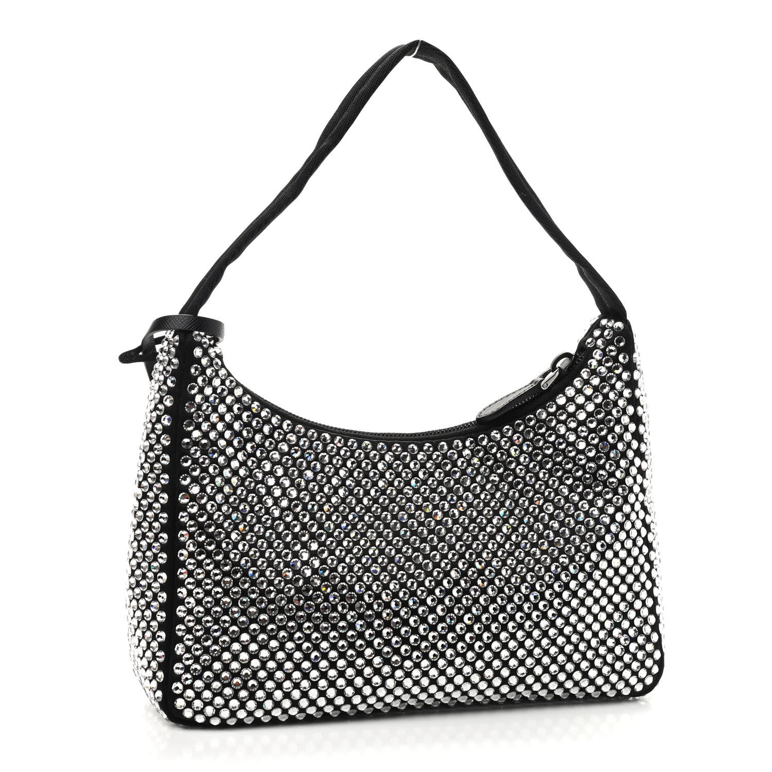 Prada Satin Crystal Mini Re-Edition 2000 Bag Cristal 3 of 9
