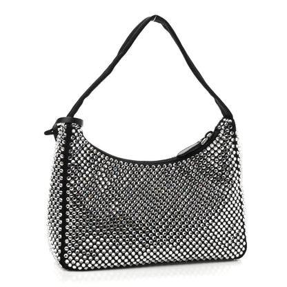 Prada Satin Crystal Mini Re-Edition 2000 Bag Cristal 3 of 9