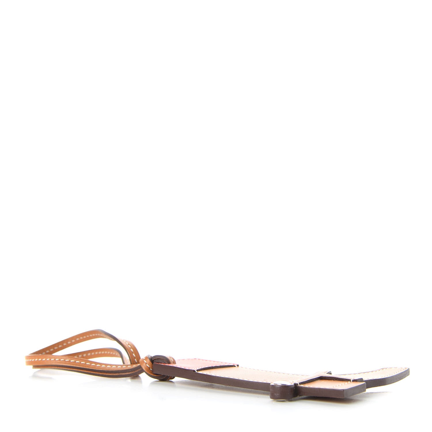 Hermes Butler Swift Paddock Botte Boot Bag Charm Natural Capucine 3 of 4