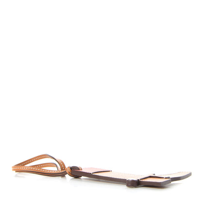 Hermes Butler Swift Paddock Botte Boot Bag Charm Natural Capucine 3 of 4
