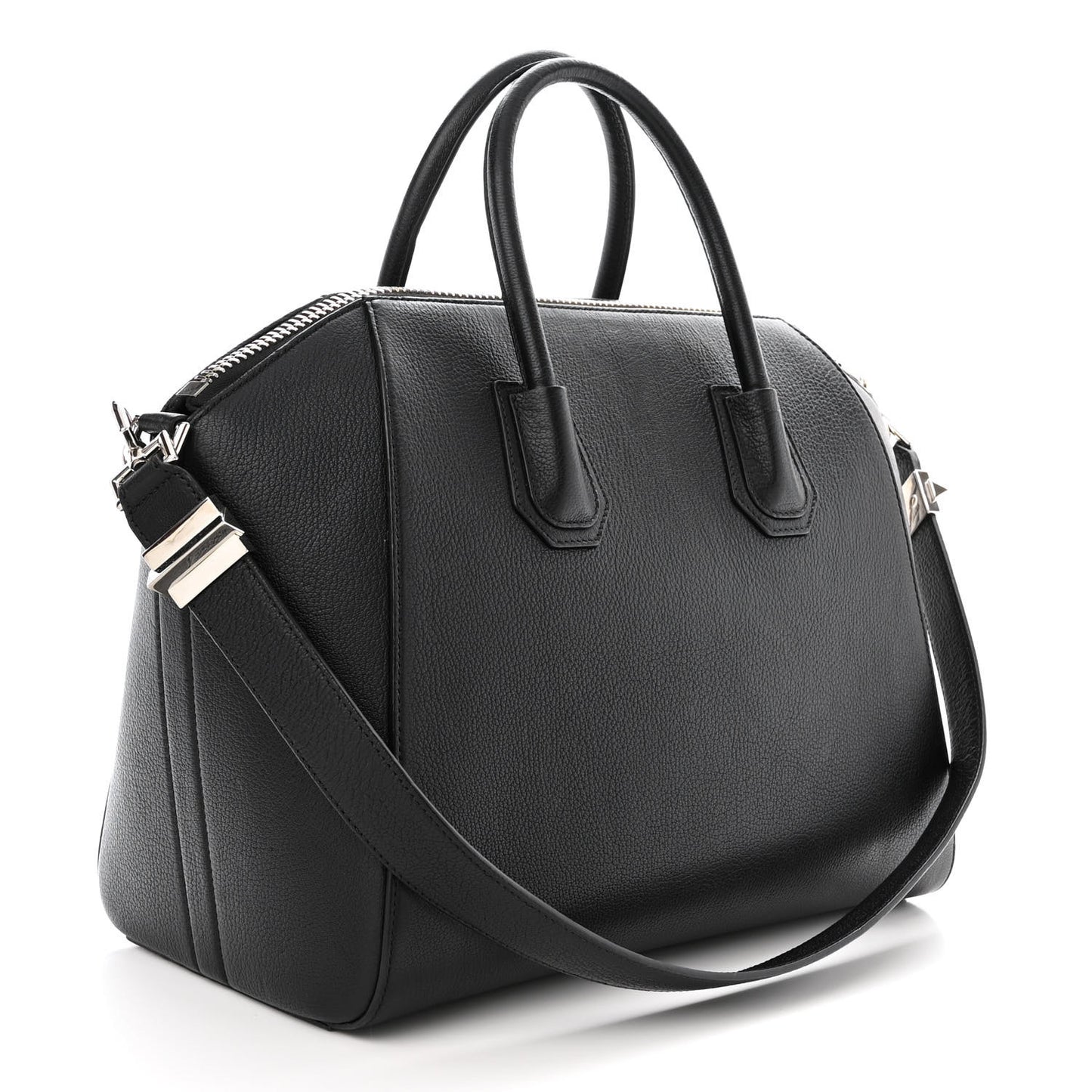 Sugar Goatskin Medium Antigona Black
