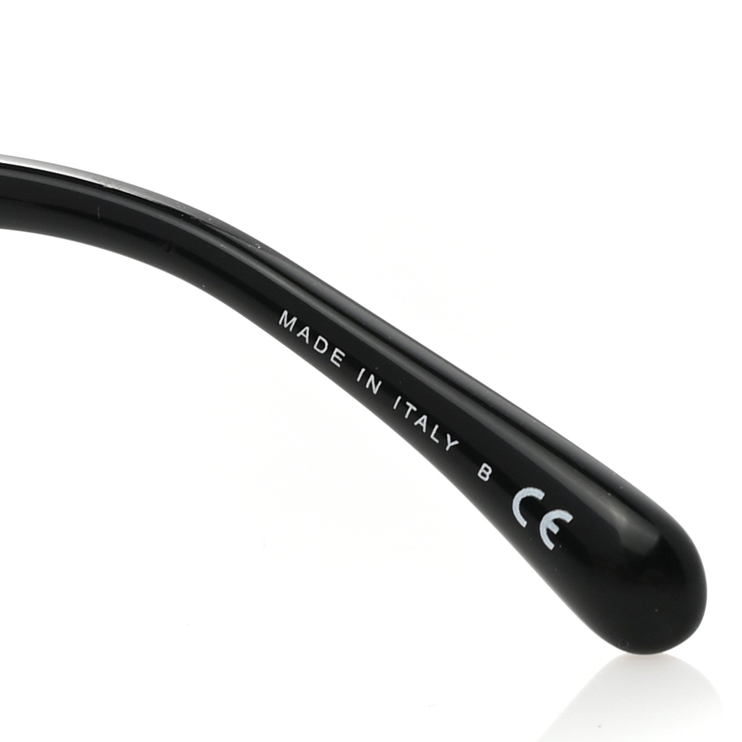 Chanel Acetate Strass Square Sunglasses 5422-B Black White 5 of 7
